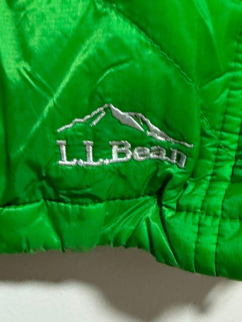 L.L.Bean Green Quilted Lightweight Insulated Full Zip Jacket Women’s M Regular - Picture 5 of 8